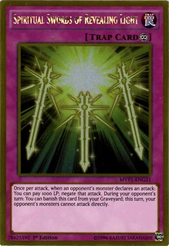 Miniatura 1 de YU-GI-OH! - Espadas espirituales de luz reveladora (MVP1-ENG31) - El lado oscuro de las dimensiones Paquete de películas Edición Oro - 1ª edición -