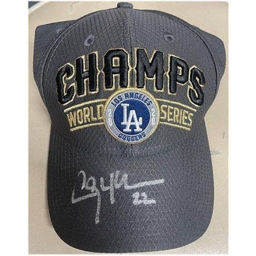 Clayton Kershaw Signed Autographed Hat Cap 2020 World Series Champs Dodgers MLB - Autographed Hats