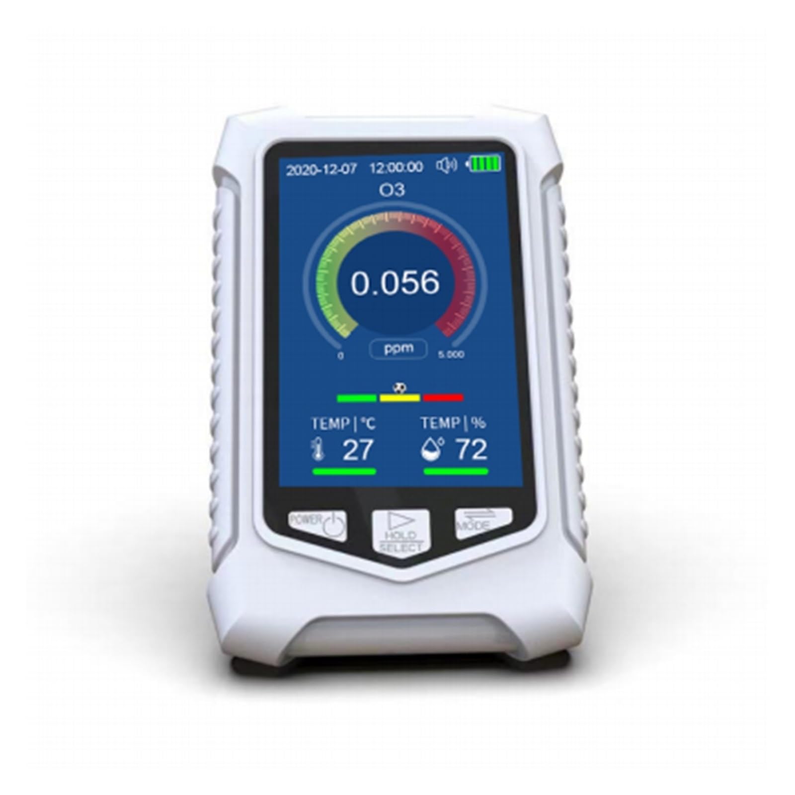 Analizador de ozono portátil, medidor de ozono O3 Inteligente Multifuncional, Sensor Detector de Gas