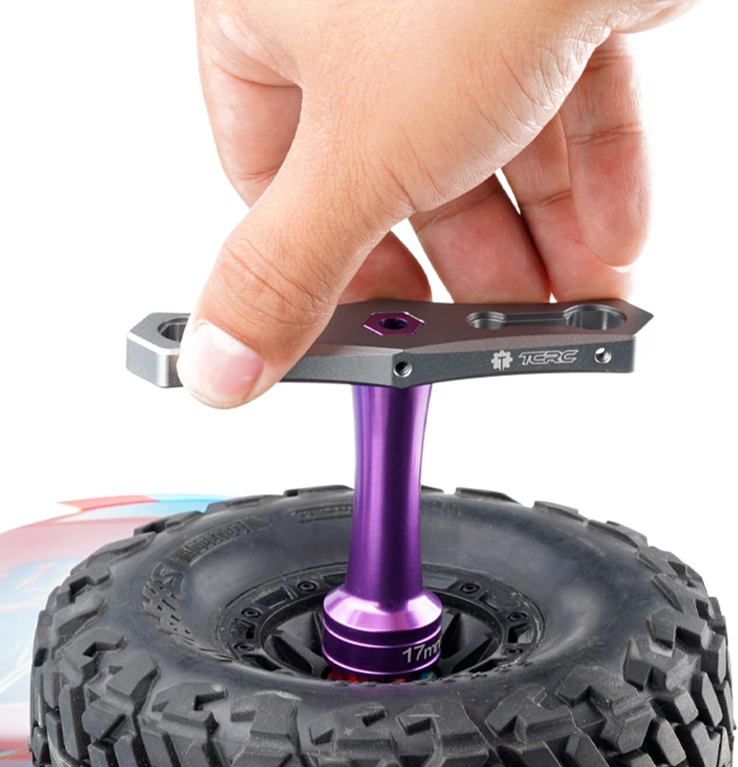 Interchangeable 17mm & 24mm Wheel Hex Nut Socket Sleeve Wrench RC Spanner Repair Tool For 1/6 1/8 1/10 scale RC Car Trucks Crawler Buggy