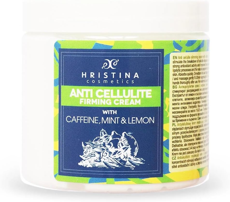 Active Anti Cellulite Cream with Caffeine, Mint & Lemon Extract * Precisely reduces deposits of fats