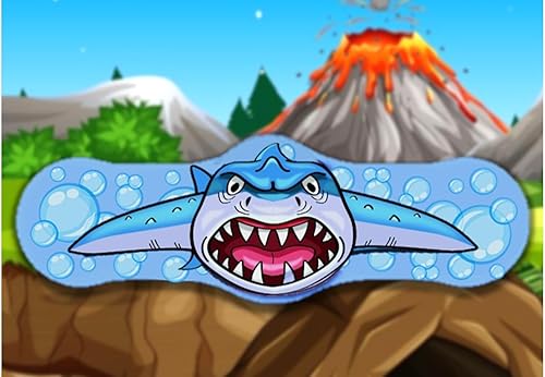 Miniatura 6 de Vendajes temáticos prehistóricos de Hug-a-BooBoo! Vendajes prehistóricos no tóxicos sin látex con relleno de protección adicional y banda de