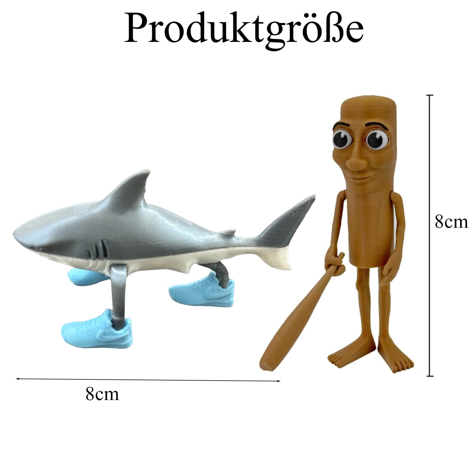 Tralalero Tralala Hai Figur - Virales Meme Als Deko, Kunstfigur Für Schreibtisch & Sammlung