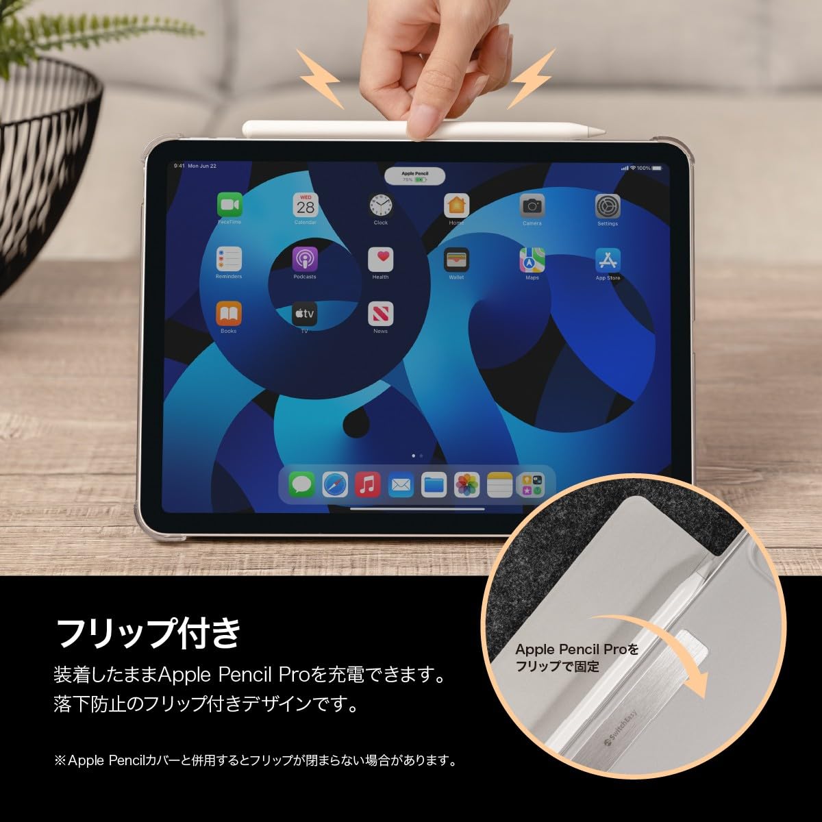 Amazon | 【SwitchEasy】 iPad Pro 13インチ 2025 M5 対応 ケース 手帳