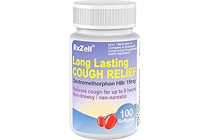 Adult Cough Relief, Non-Drowsy Cough Suppressant with Dextromethorphan HBr 15mg