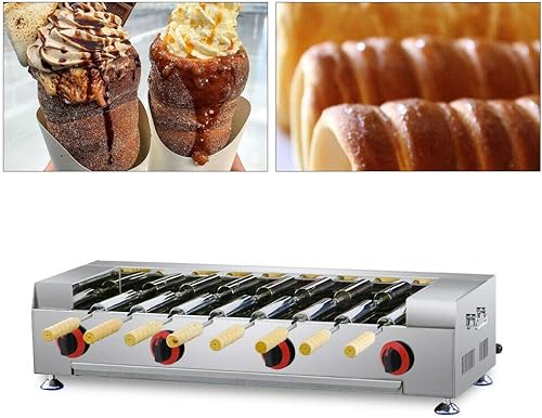 Horno de pastel de chimenea de gas LPG - Chimenea para horno Kurtos Kalacs Horno Grill Equipo de máquina Roll Grill Escritorio Kurtos Kalacs Máquina