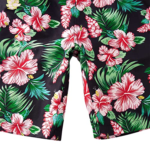 Kids Floral Swim Trunks Boys Hawaiian Swimming Wear Size 13-14 Swim Shorts #TOP5