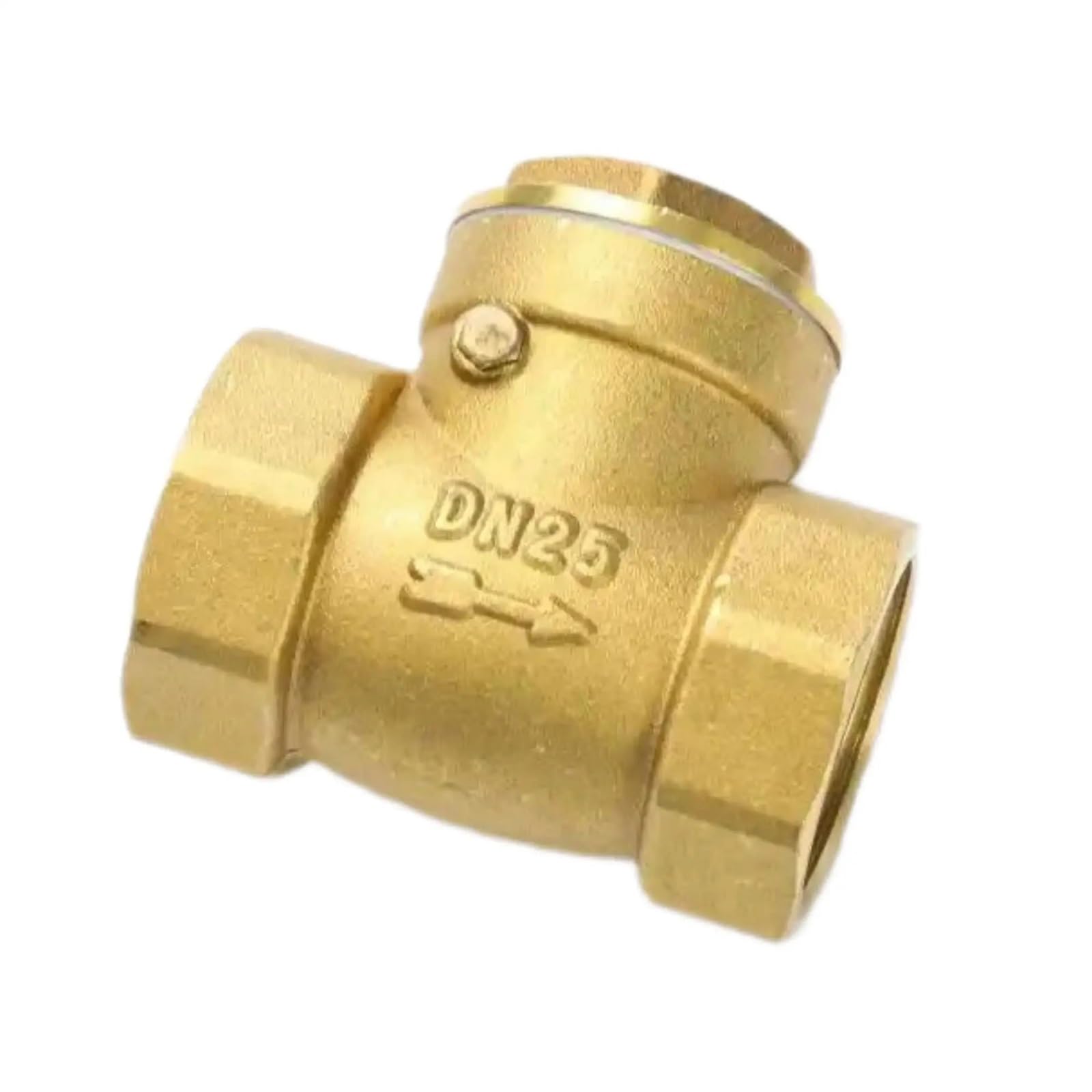 Válvula de retención oscilante de latón de 2-1/2 pulgadas - Válvula antirretorno de rosca hembra for aplicaciones de agua, petróleo y