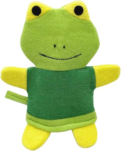 Miniatura 5 de Esponja de baño lindo animal ducha guante de baño lufa suave lavado esponja exfoliante corporal (3 piezas)