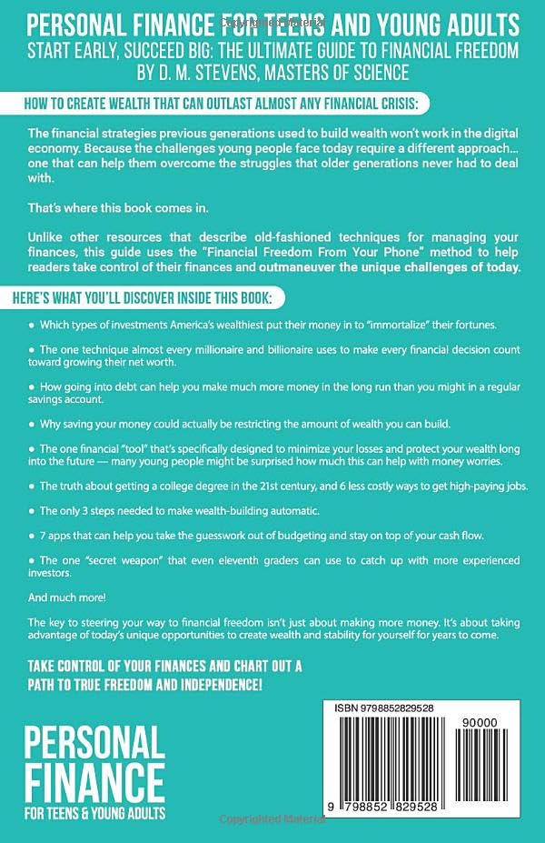 Miniatura 2 de The Essentials of Personal Finance for Teens and Young Adults Master Money Management, Gain Financial Literacy, & Lay The Foundation For Success
