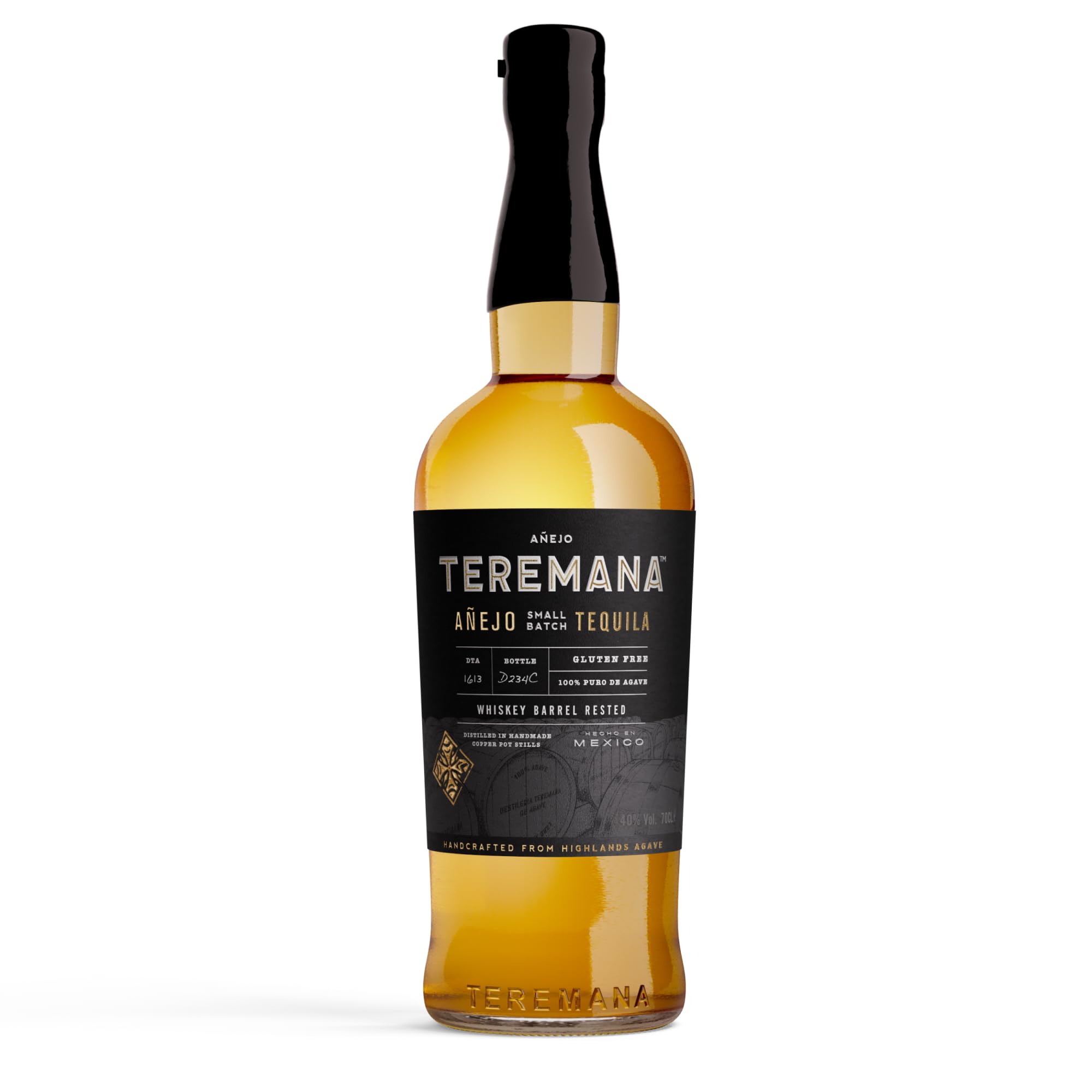 Teremana Añejo Premium Tequila 100% Blaue Weber Agave 40% Vol. 0,7 l Gereift in Eichenfässern