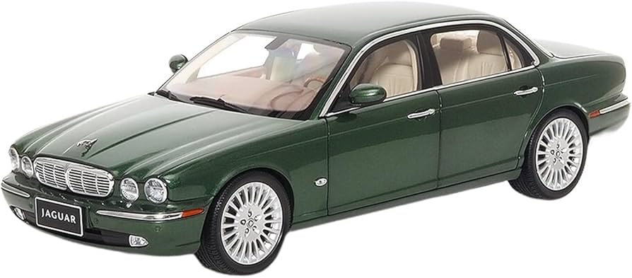 Amazon.com: 1 18 Ror Jaguar XJ6 X350 Green Static Diecast Alloy