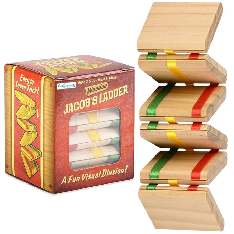 正しいハシゴの登り方/キュートアグレッション - 木弟子（特典付き） Amazon | ArtCreativity 木製ジャコブはしごおもちゃ 2個セット