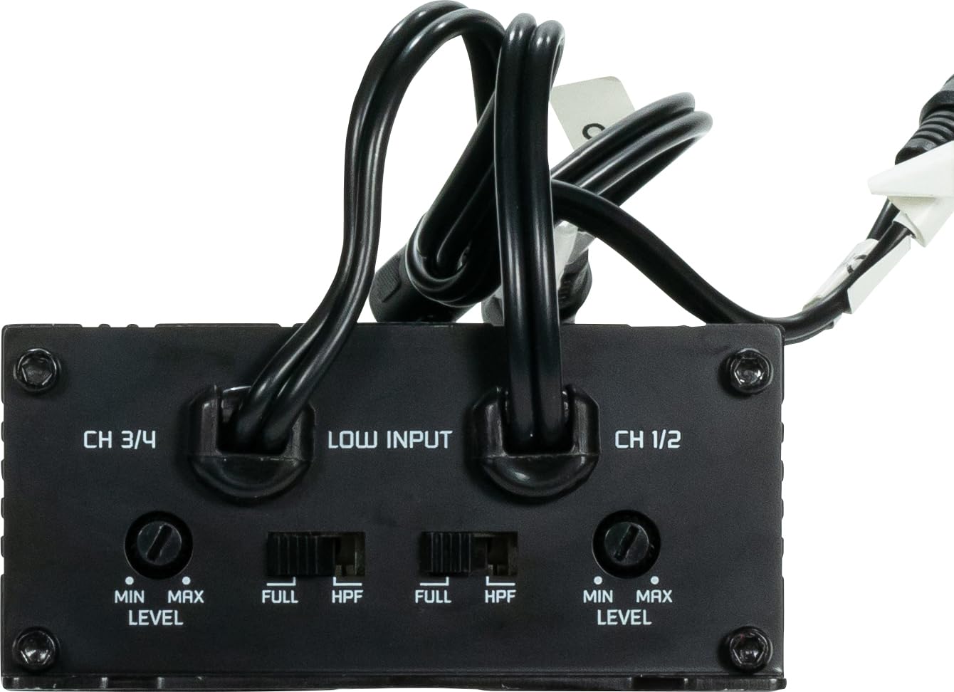 Ground Zero GZRA 65.4-Micro – Kompakter 4-Kanal Class D Verstärker mit Plug & Play ISO Kabel, 4x65 Watt RMS, Micro Car HiFi Endstufe