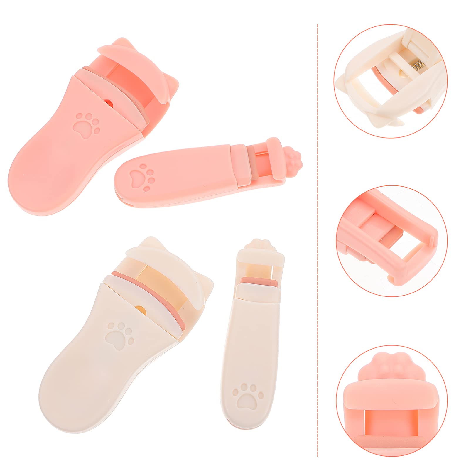 FRCOLOR 16pezzi Piegaciglia Portatili Larga Angolazione Strumenti Di Bellezza Per Trucco Degli Occhi Design Mini Per Curve Durature Delle Ciglia Pratico Per Donne e Ragazze