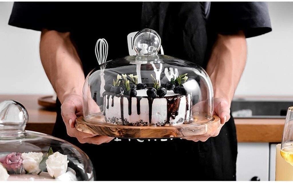 Soporte De Madera Para Tartas Con Bandeja Para Tapa De 26 | Envío gratis