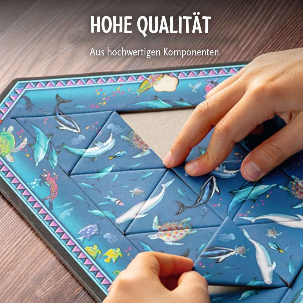 Think Fun Triazzle Picture-Matching Brainteaser (Dolphins) Puzzle for Ages 8 and Up (76491)