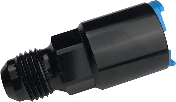 6AN to 3/8 SAE Quick Disconnect Female Push on EFI Fitting Adapters Aluminum AN6 Male Flare Flare to 3/8" Female