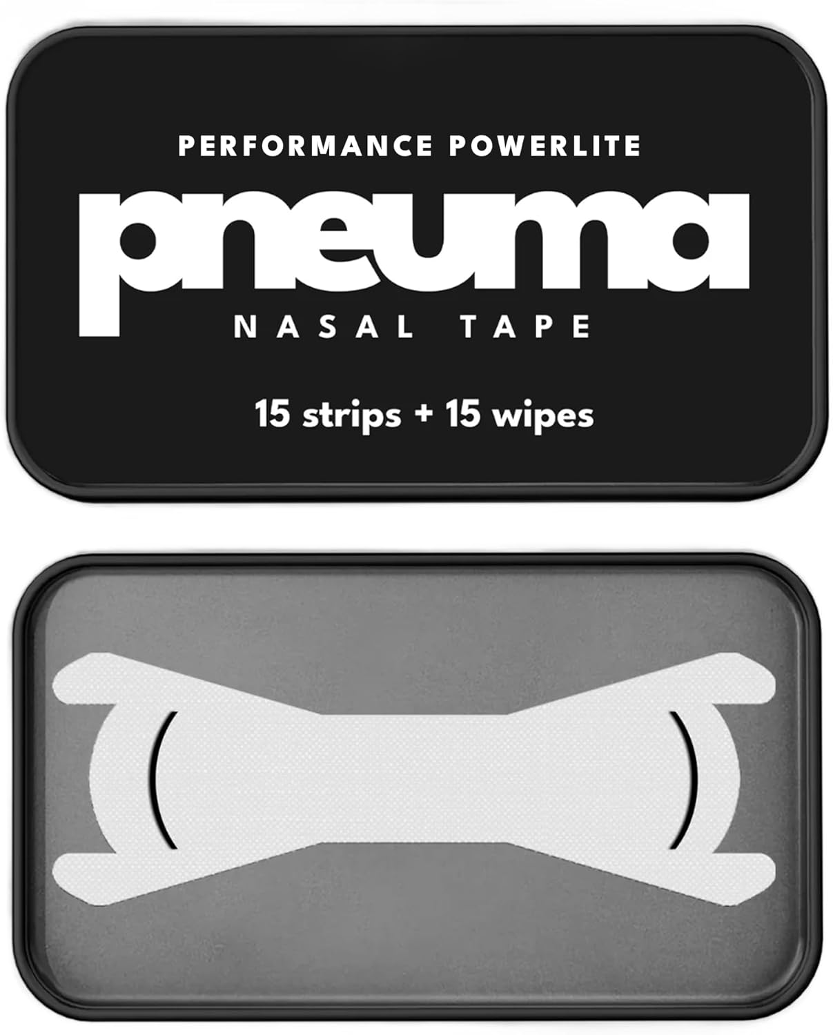 Pneuma Nasal Strips – Performance Powerlite – Extra Strength Nose Strips for Breathing & Oxygen Intake – Athletic Nasal Strips for Running, Snoring Relief & Better Sleep – Nose Breathing Strip