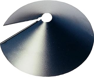 Squirrel Baffle for Bird Feeder Pole, 18 Inch Outside Hanging Mount Bird House Guard for Outdoor Shepherd’s Hook, Squirrel-X Wrap Around Squirrel Baffle Protects Bird Feeders From Squirrels