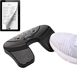 NVIVN Bluetooth Page Turner, Wireless Page Turner Pedal, With 5 Control Modes Sheet Music Reading Controller, Great for Private Performances and Work Meetings