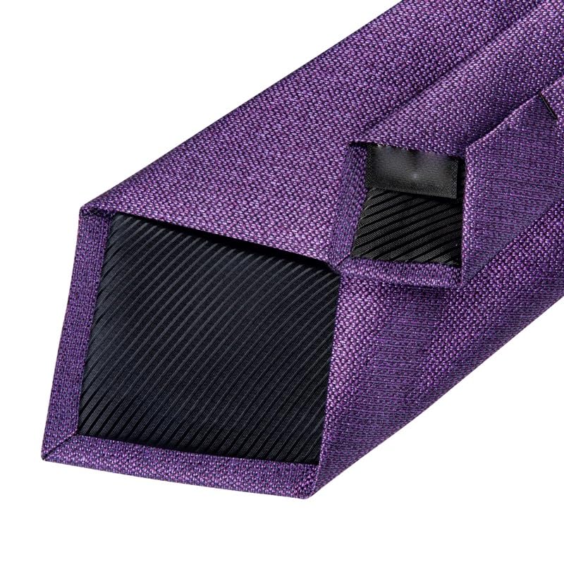 Corbata para hombre de seda 8 cm ancho miniatura 3