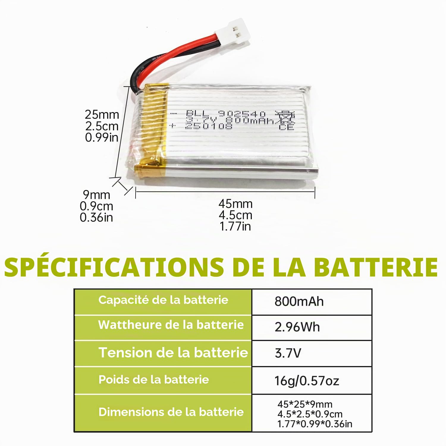5PCS 3.7V 800mah Batterie au Li & Chargeur 5en1 pour MJX X708 X708W X709 UDI U45 U45W U42 U42W E32HW Syma X5C X5A X5SC X5SW H5C V931 S5C S5W SS40 FQ36 T32 T5W H42 télécommande drone