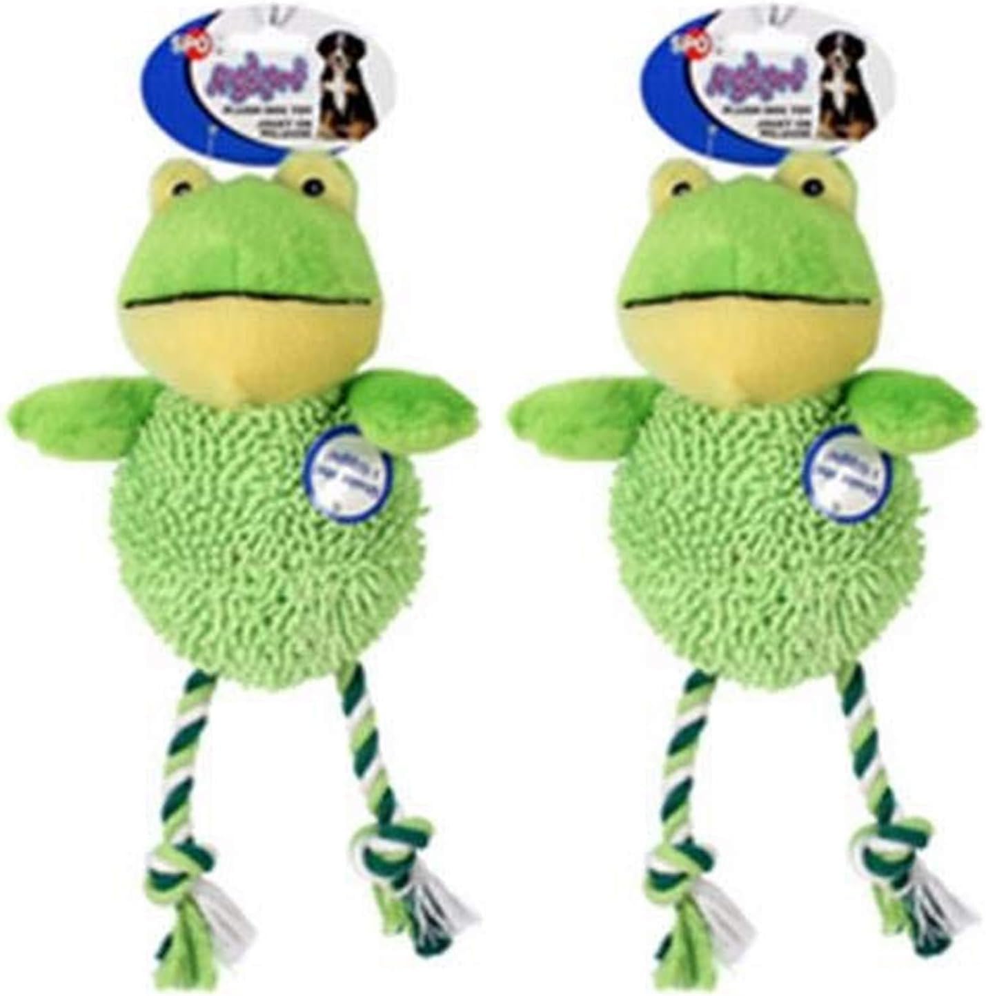 SPOT Gigglers Pals Dog Toy, 12-Inch, Multicolor (4344) (Pack of 2)
