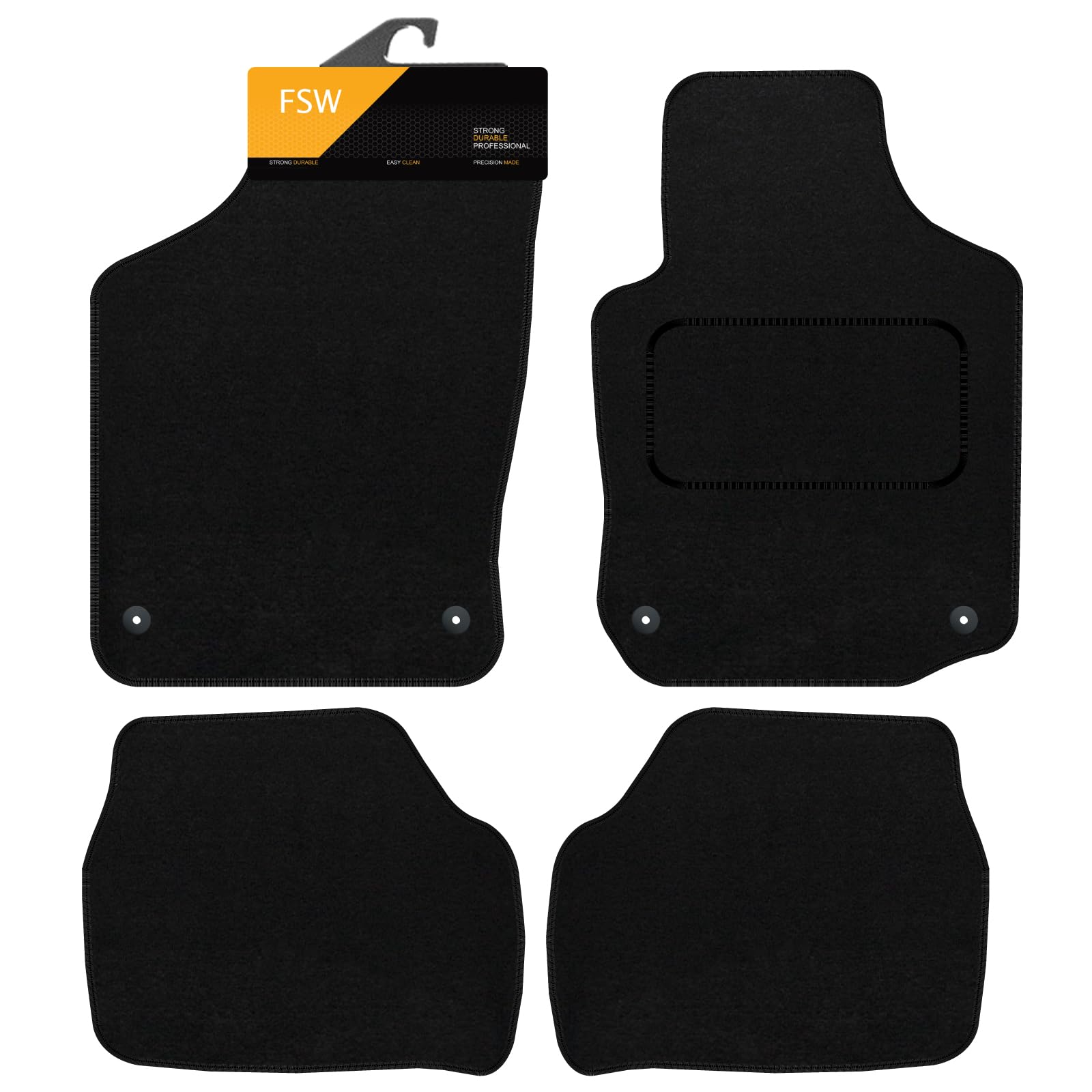 FSW - Tailored Car Mats - Corsa C 2001-2006 - HEAVY DUTY 3mm Rubber Matting - Anti Slip Mat - View #4