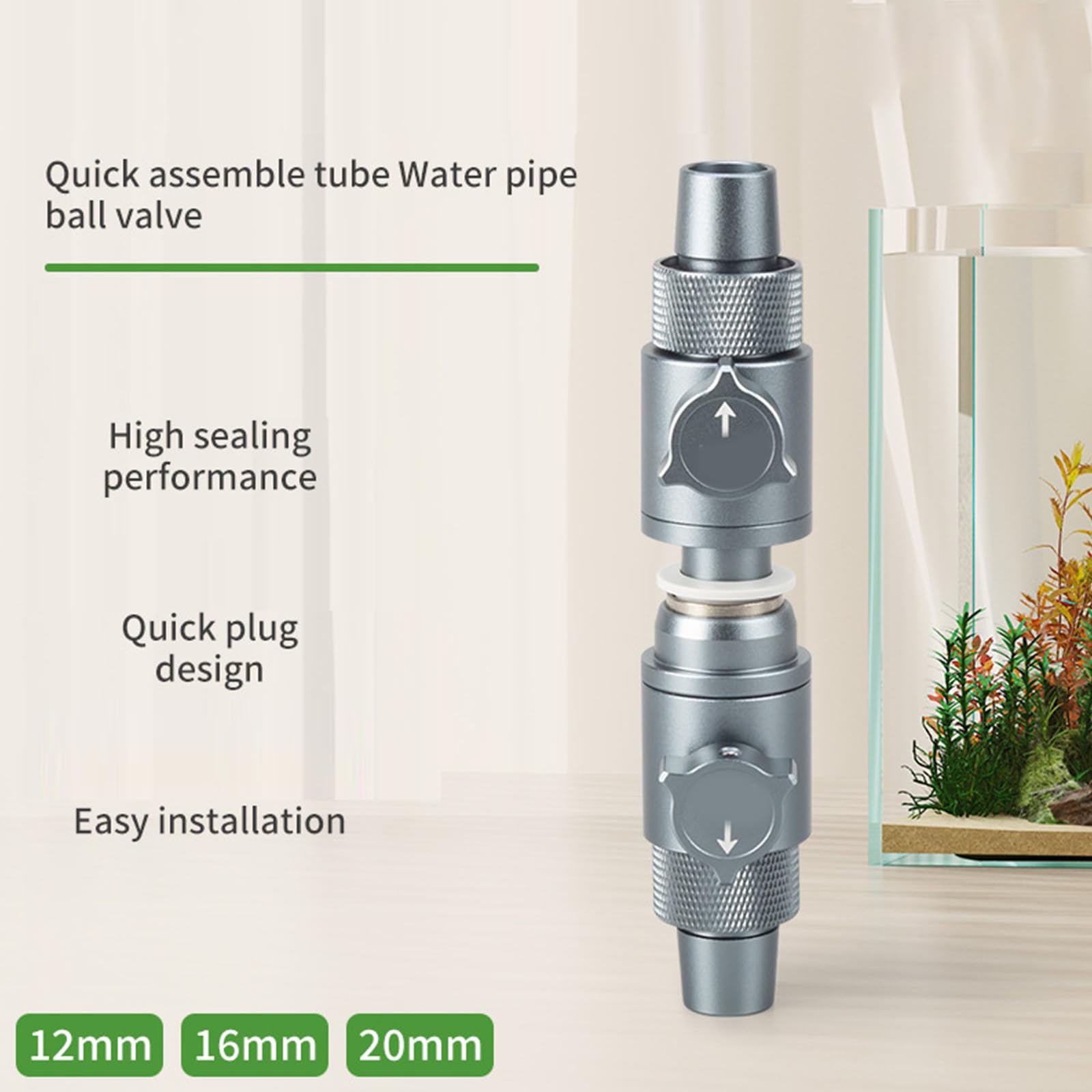 PANGBOER Valvole Ritegno per Pompe D Acquari Tubi Unidirezionali Non Ritorno Acquari Pesci Pompe Ossigeno Accessori Uscita Acqua Acquario
