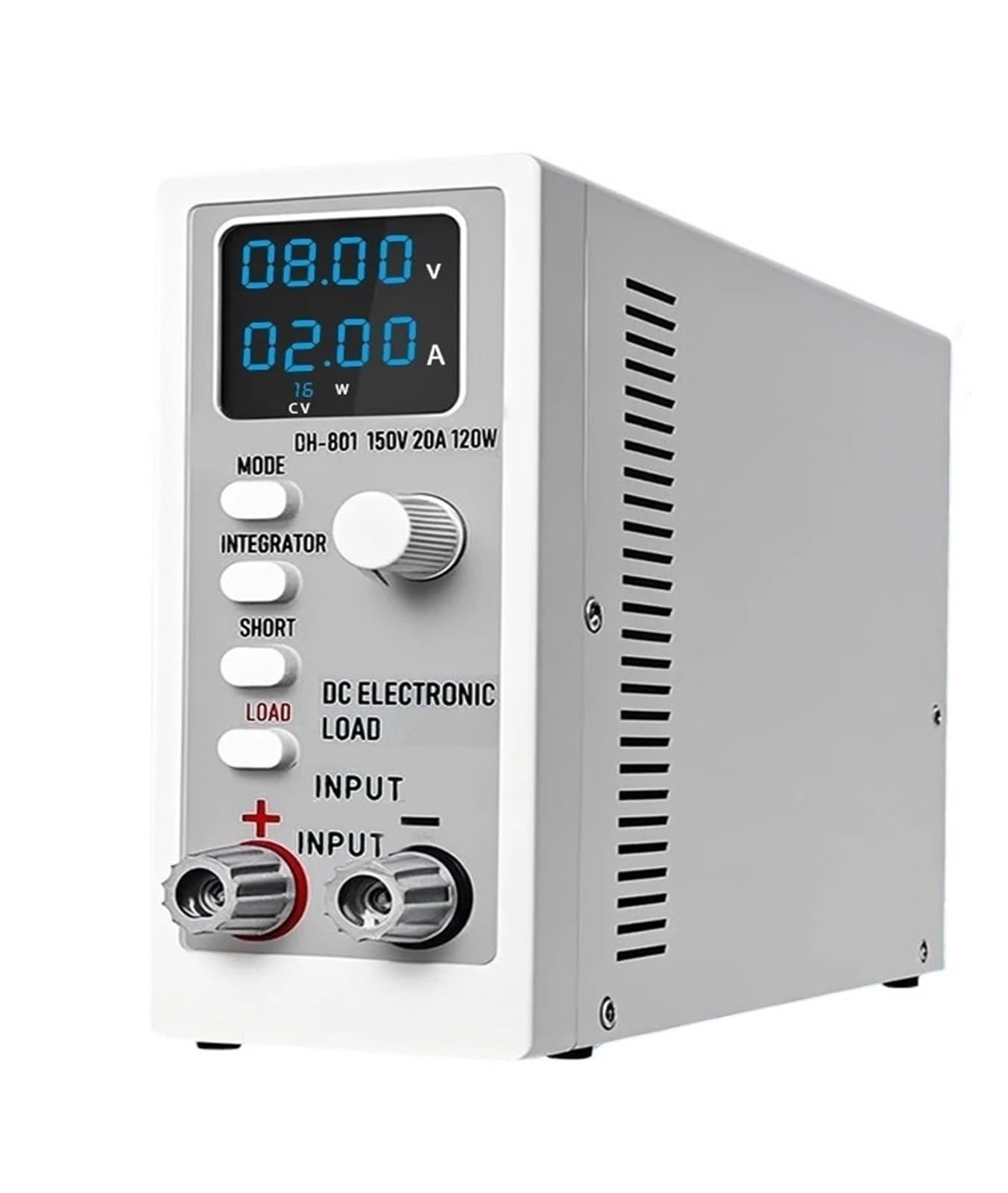 Tester di capacità della Batteria Digitale con Canale di carico elettronico CC da 120 W, 150 V e 20 A