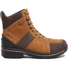 Kerrits Trail Blazer Lace Up Waterproof Barn Boot Womens Leather Horse Riding & Hiking Boots, Wide Footbed, 1" Heel