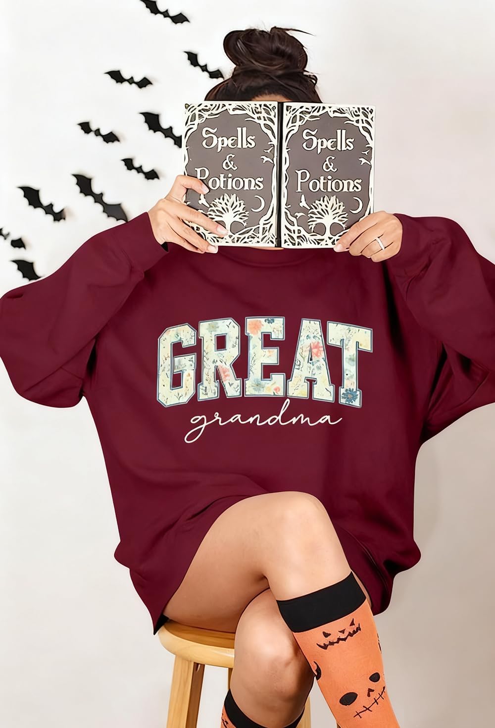 MNLYBABY Nana Sweatshirt Grandma Shirt Women: Mothers Day Shirts Oversized Nana Life Gift Pullover Mimi Gigi Long Sleeve Tops - Image 3