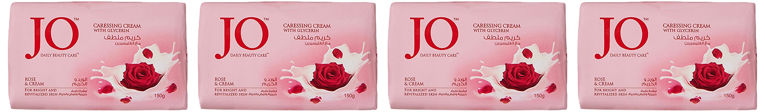 JO Rose & Cream Soap, 4 x 150 gm