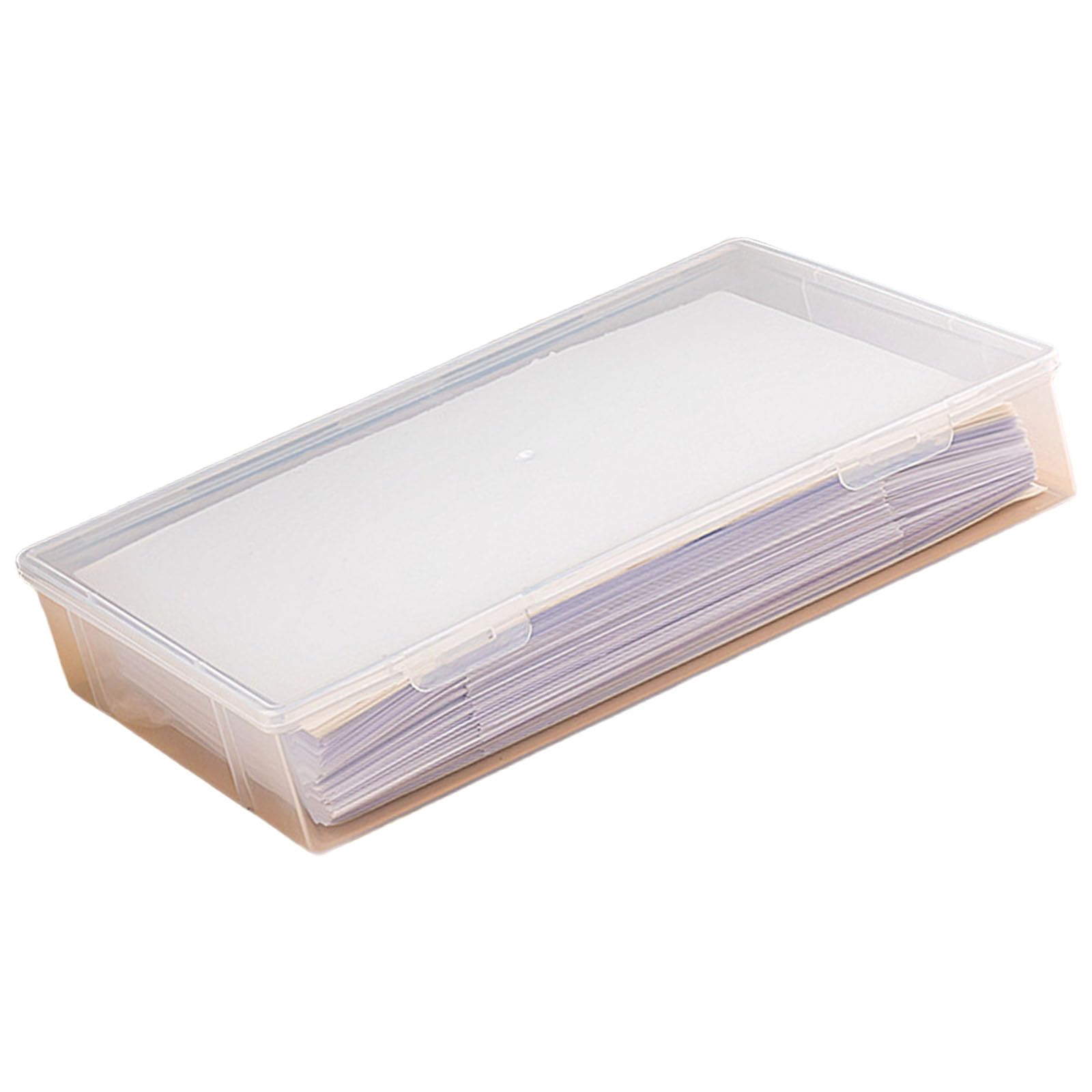 Shurhome Portable Storage Container for Supplies Stackable Document Box Proof Bin Magazine Organiser Magazine Organiser
