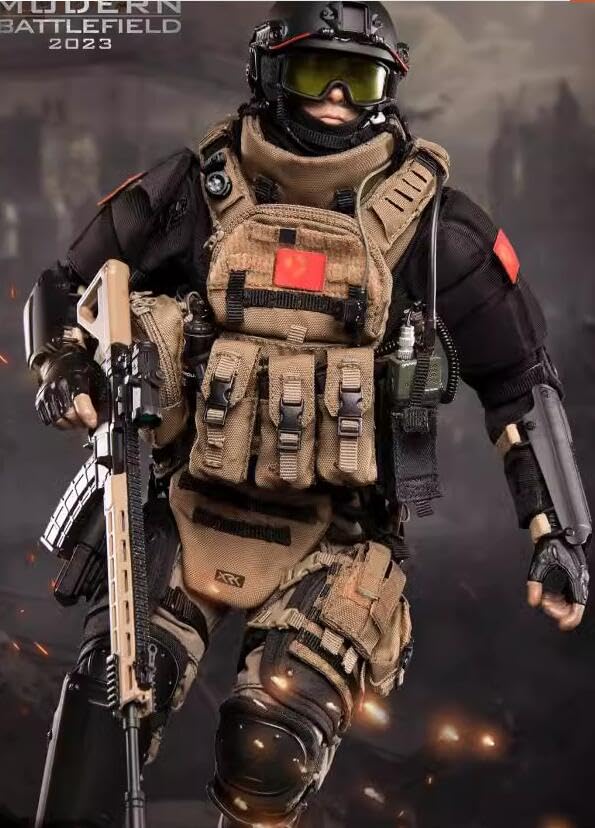 Amazon.com: YSBRING FLAGSET FS-73049 1/6 Scale END WAR Series Zimo