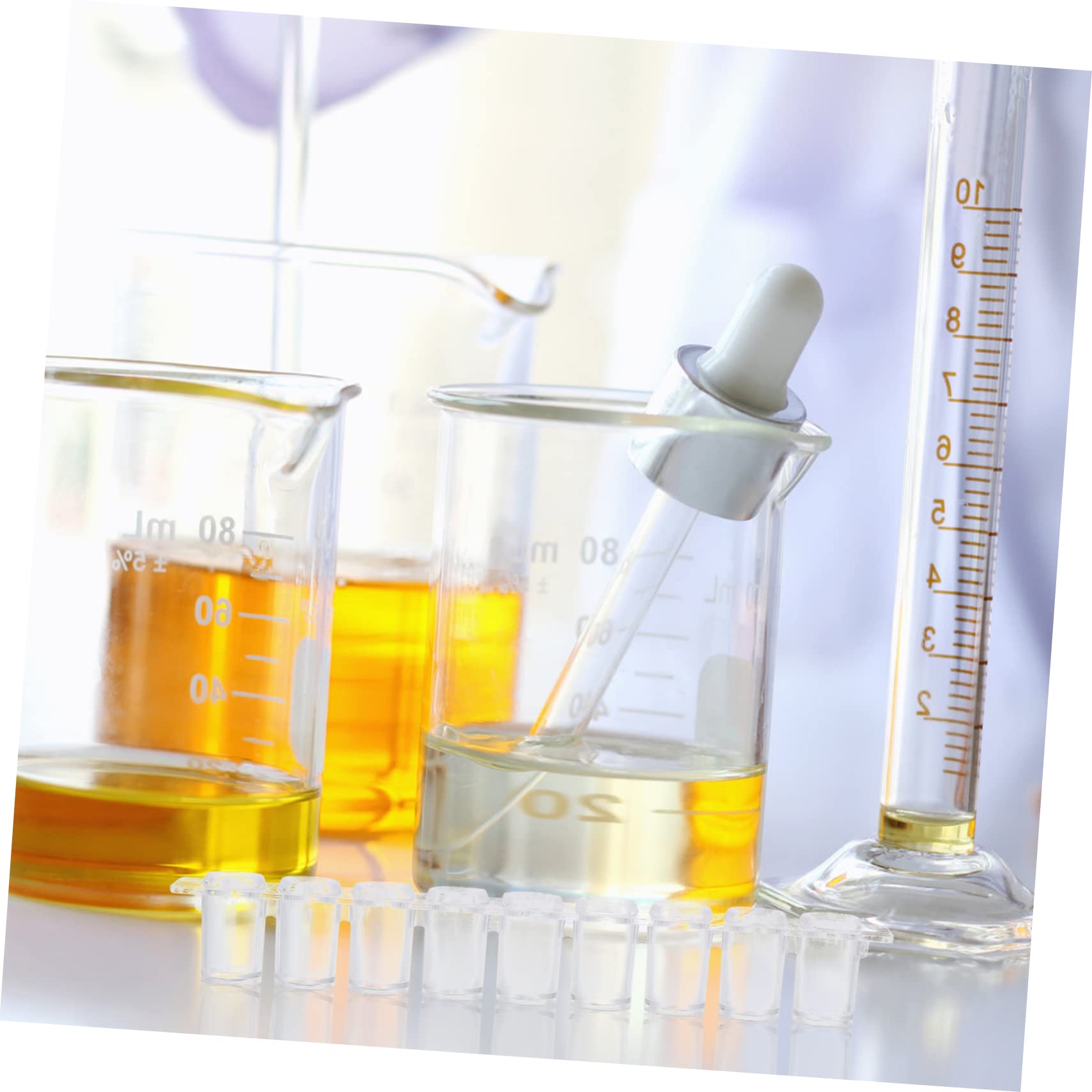 KOMBIUDA 20pcs Chemical Experiment Equipment Polystyrene Microtest Plate Reaction Boards Chemical Instrument Plate Experiment Well Plate Laboratory Well Plate Reaction Plates Plastic