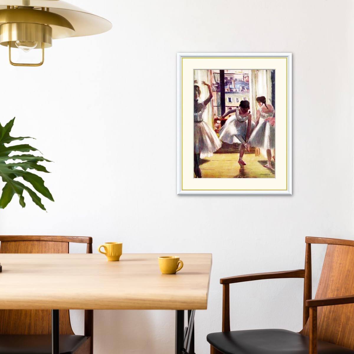 Amazon｜三人の踊子 エドガー・ドガ 42×34㎝ F4 J1-166 額入り アート