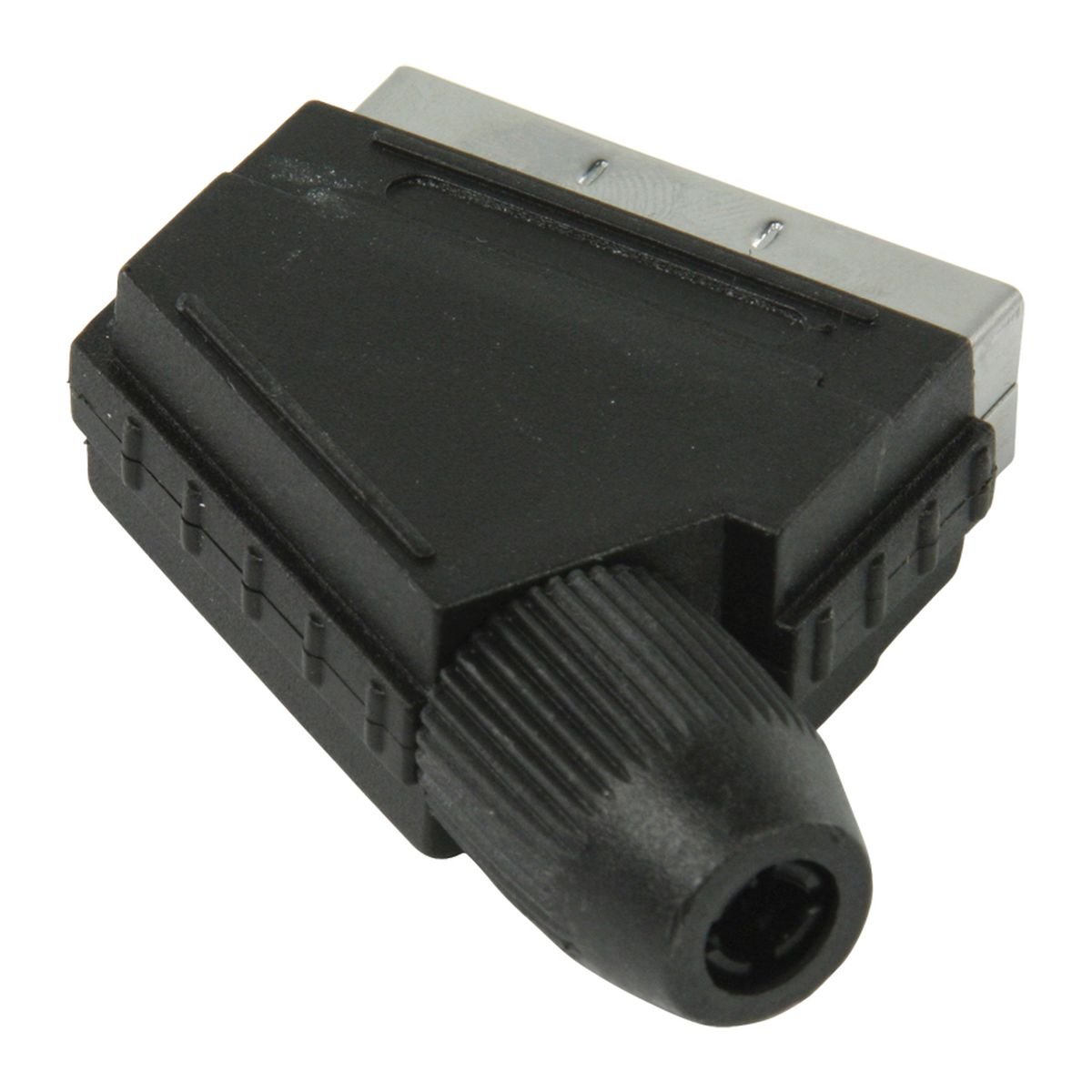 Valueline VLVP31990B SCART Noir connecteur de Fils - Connecteurs de Fils (SCART, Noir, 11 cm, 120 mm, 25 mm, Sac)