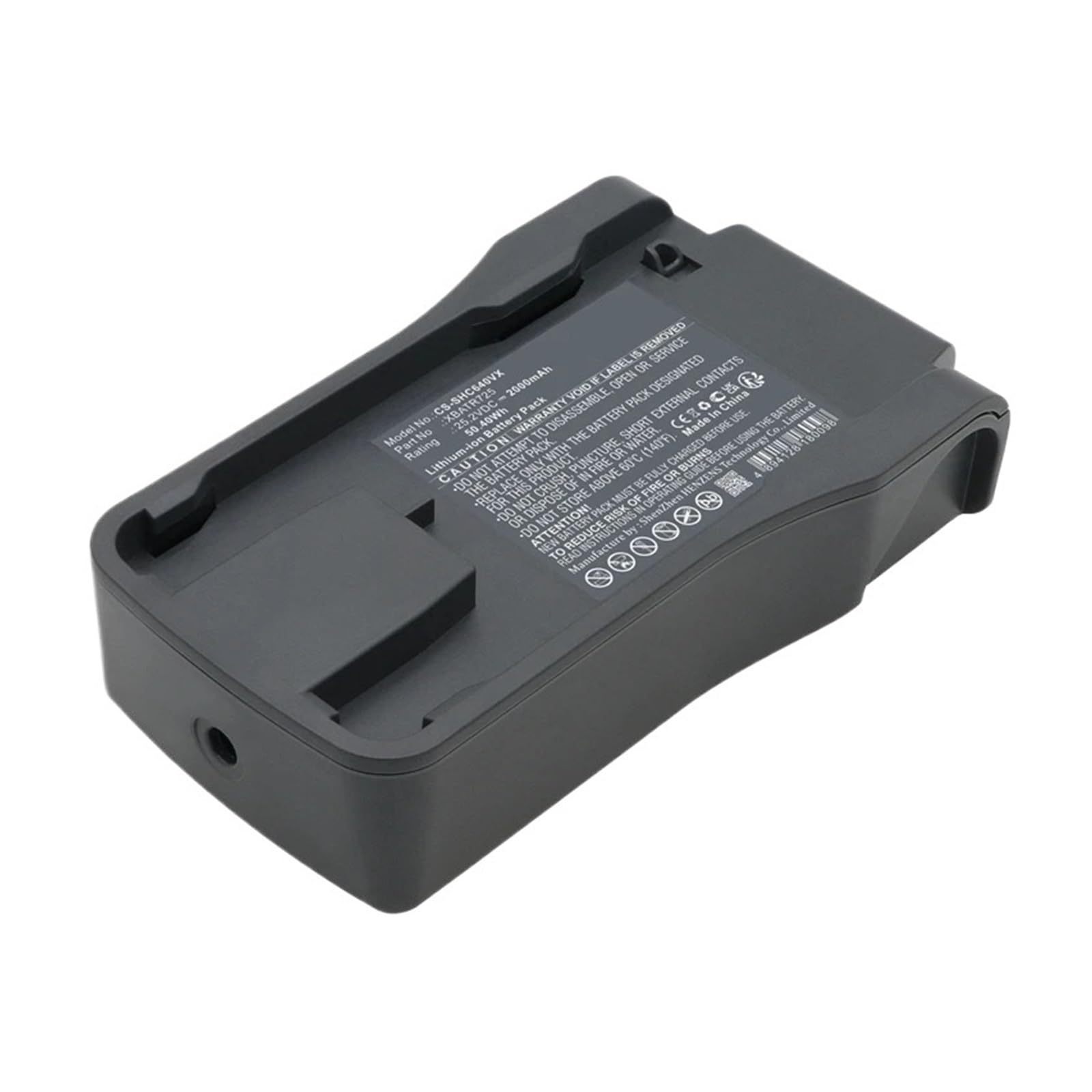 Batteria For Aspirapolvere XBATR725, Compatibile Con Aspirapolvere Shark Cordless Vertex Pro Stick IZ662H IZ640H IZ300UK, Batteria Ricaricabile Ad Alta Capacità