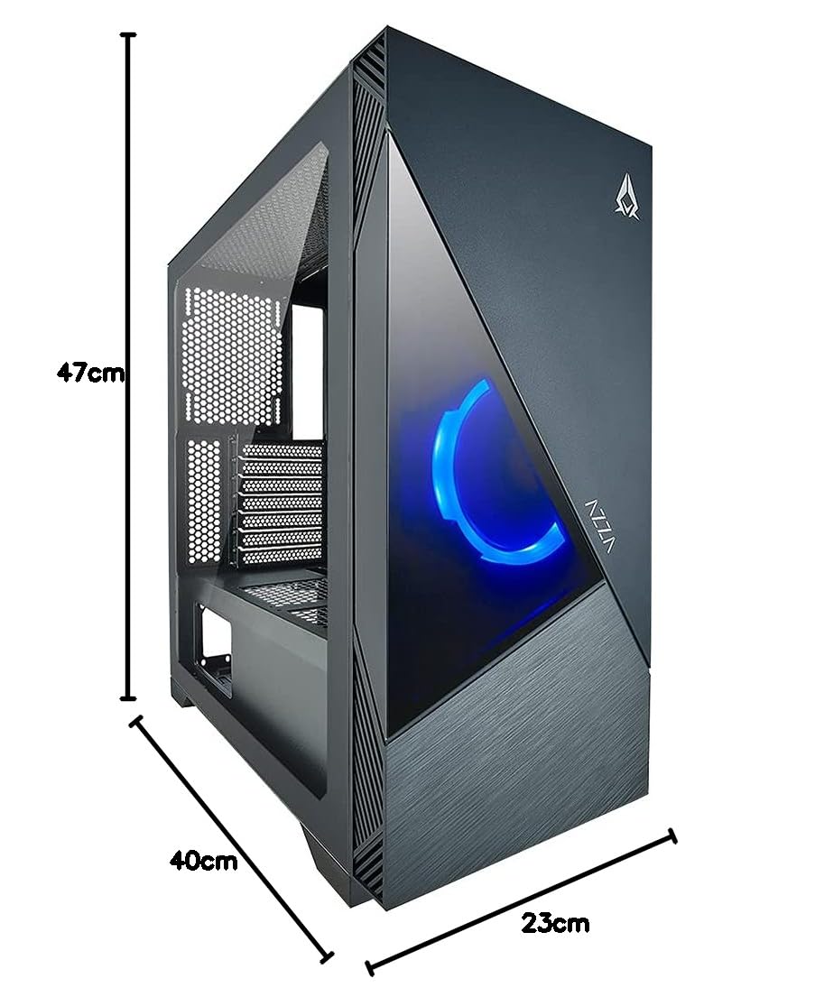 Amazon.co.jp: AZZA CSAZ-440 Eclipse ATX ミッドタワー ゲーミング