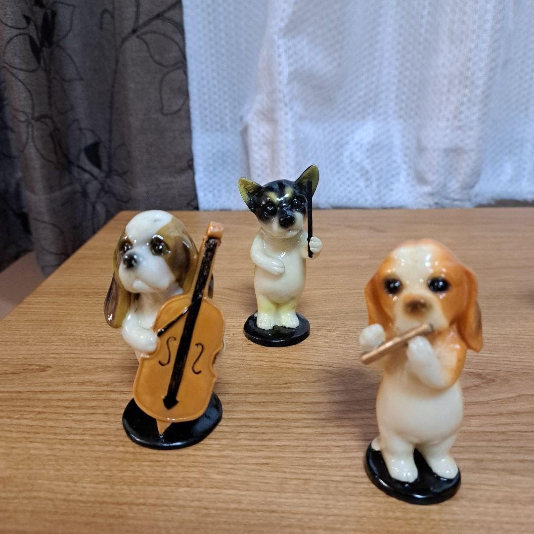Amazon.co.jp: 置物 犬 オーケストラ12体 : ホーム＆キッチン