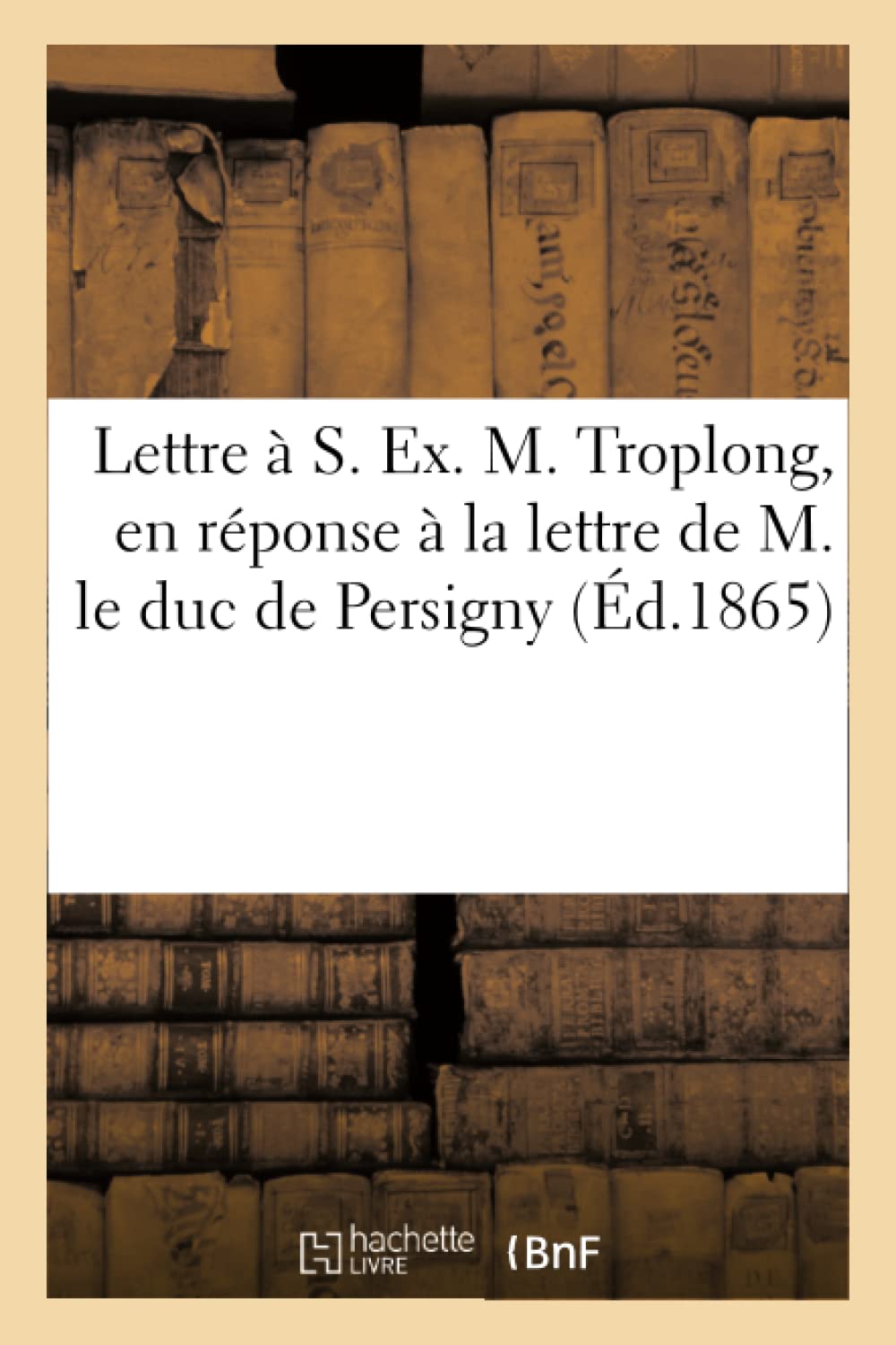 Lettre à S. Ex. M. Troplong en réponse à la lettre