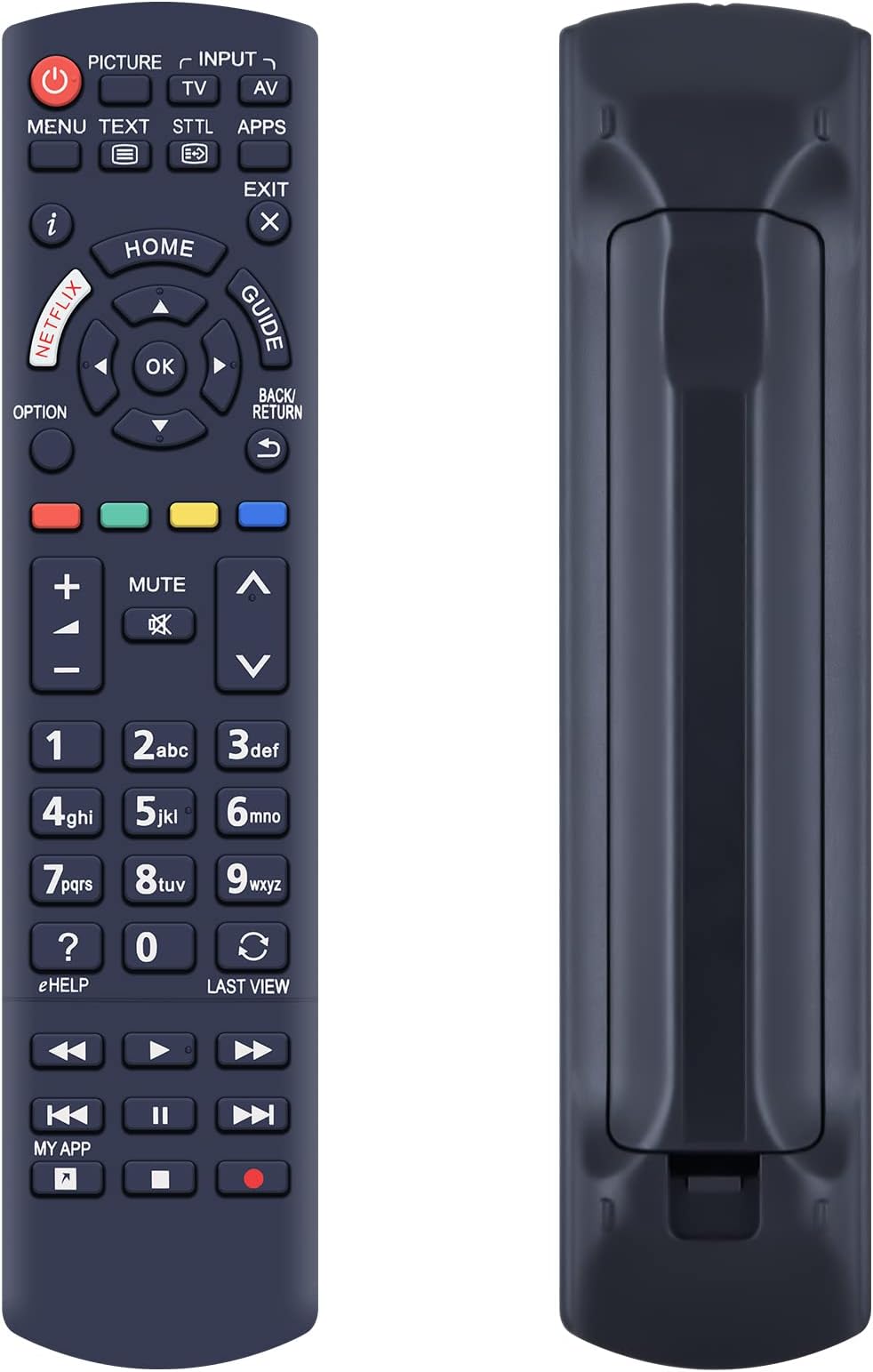 TCNOUMT N2QAYB001180 Remote Control Compatible with Panasonic LCD HD TV TX-40GX700E TX-43FX633E TX-49FX620E TX-50GX820E TX-65FX600E N2QAYB001212 Panasonic N2QAYB001180 TV Remote Control Replacement