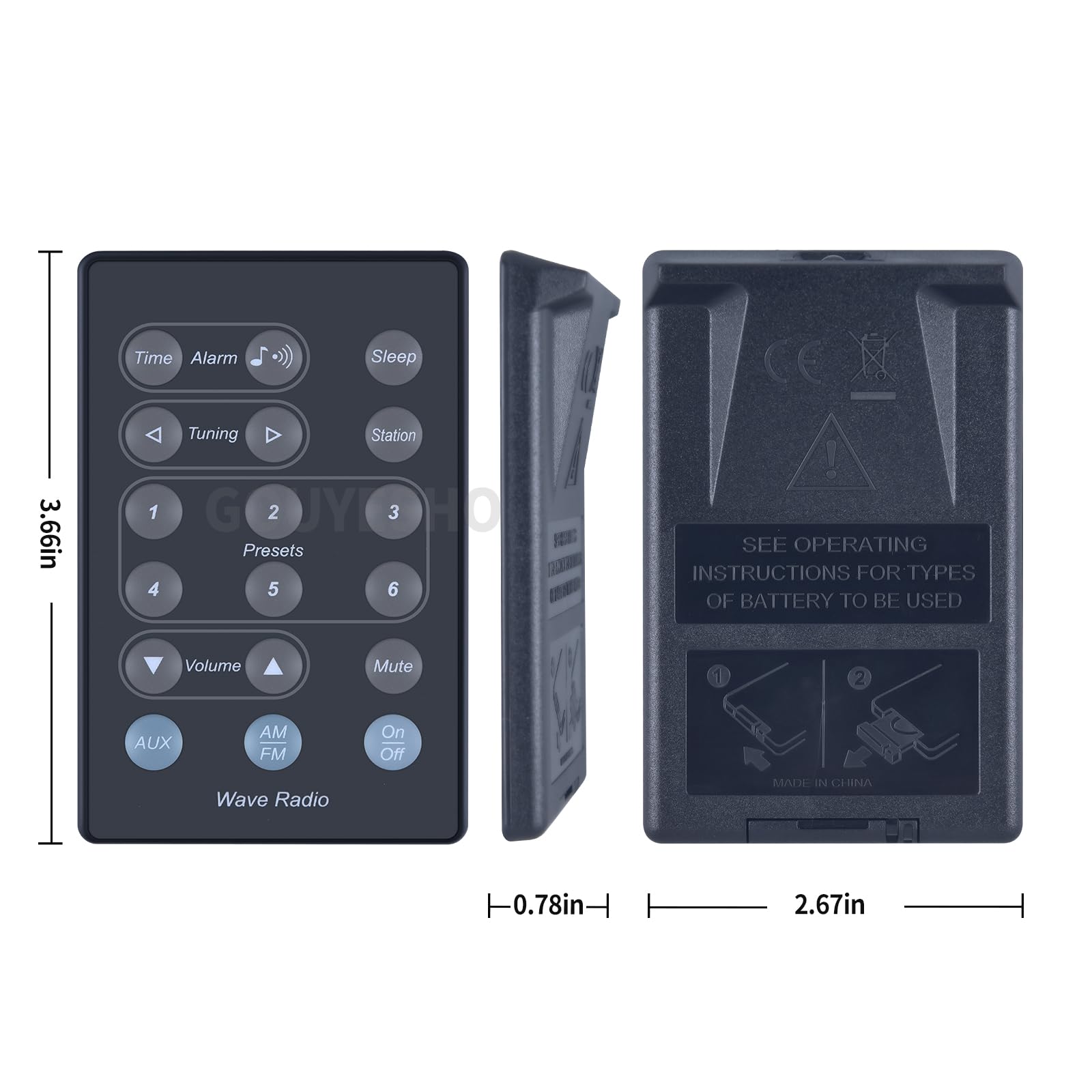 Amazon.com: ZWP Replacement Remote Control fit for Bose Wave Radio