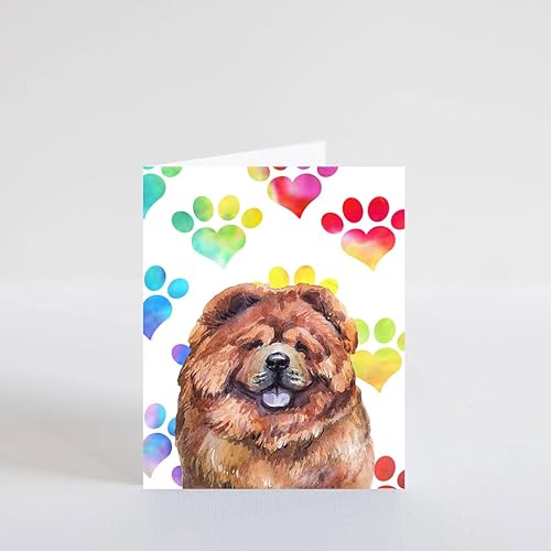 Miniatura 4 de Chow Chow - Tarjeta de felicitación para perro, tarjeta para esposa, marido, novio, novia, perro, mamá, papá, tarjeta para él, su amigo, hermano,