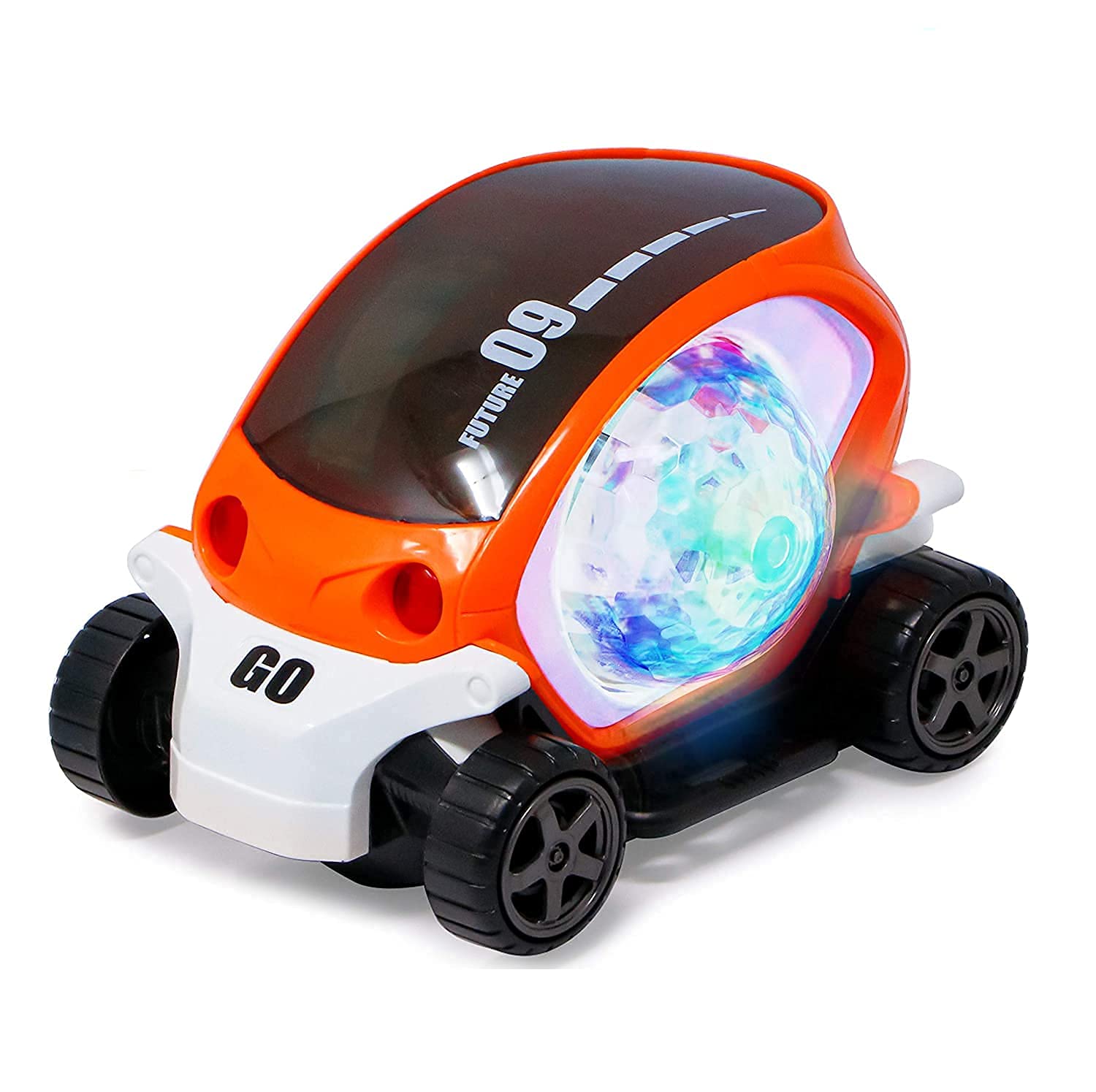 Besterbuy Stunt Car 360 Degree Rotating Stunt Car Bump and Go Toy with 4D Lights & Sounds Musical Car Battery Operated Toy for Kids - Assorted (B0C55XMMWR) Amazon Price History, Amazon Price Tracker