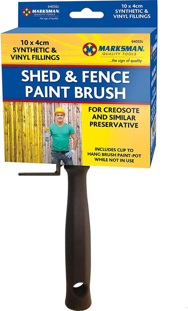 5 Pcs Fence Paint Brushes Paint Brush Set Decking Paint Brush Outdoor
