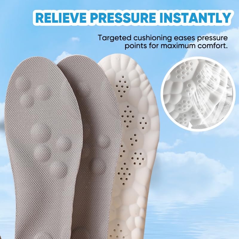 Plantillas RAINPOT 4D para hombre y mujer gris 9-10 miniatura 6