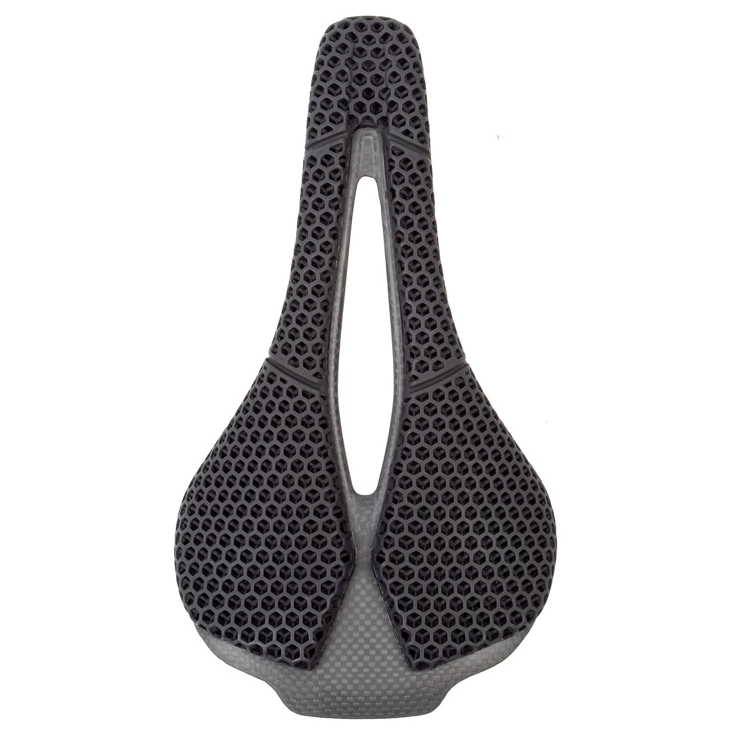 Selle de vélo en Carbone 3D : Selle de Course Anatomique, Noire
